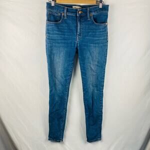 Madewell 9" Mid-Rise Skinny Medium Wash‎ Size 29